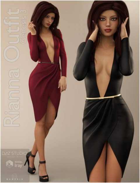 Rianna Outfit for Genesis 3 Female(s)