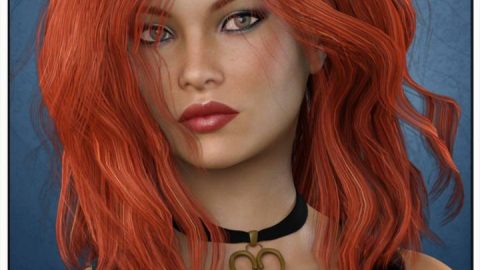 Hanna Hair for Genesis 3 Female(s), Genesis 2 Female(s) and Victoria 4