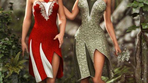 Woodland Dancer Outfit Textures