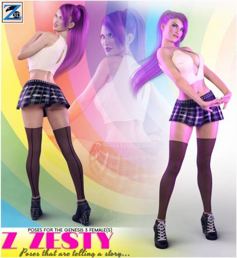 Z Zesty – Poses for the Genesis 3 Females
