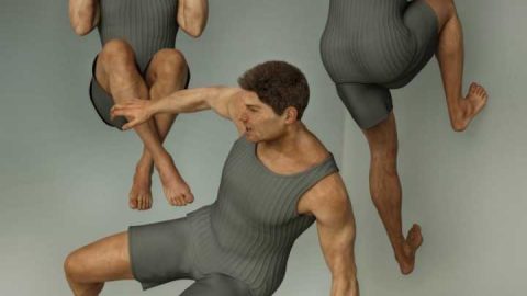 Military Obstacle Course Poses for Genesis 8 Male(s)