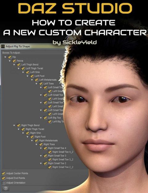 How to Create a New Custom Daz Studio Character