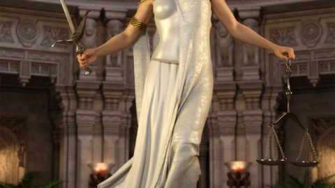 dForce Lady Justice Outfit for Genesis 8 Female(s)