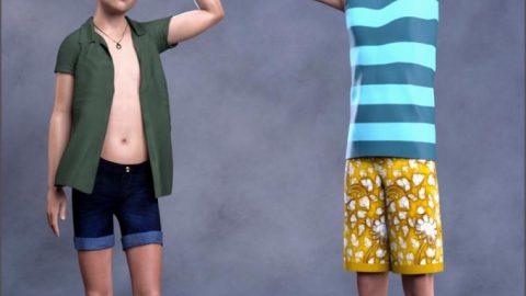 Young Boys for Genesis 8 Male