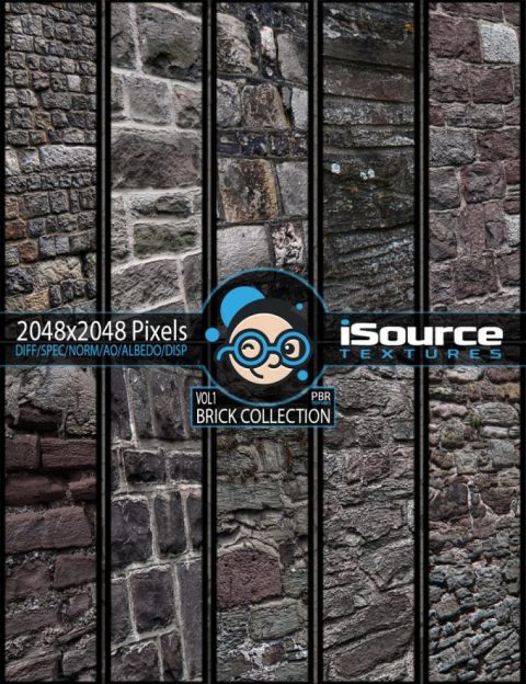 Brick Collection Merchant Resource – Vol1 (PBR Textures)
