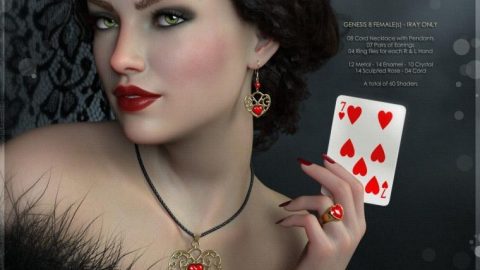 7Hearts Jewelry for Genesis 8 Females