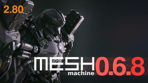 MESHmachine 0.6 & 0.6.9 for Blender 2.79 & 2.80