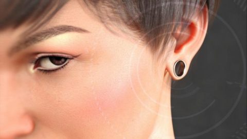 Gauged Ears for Genesis 8 Female(s)