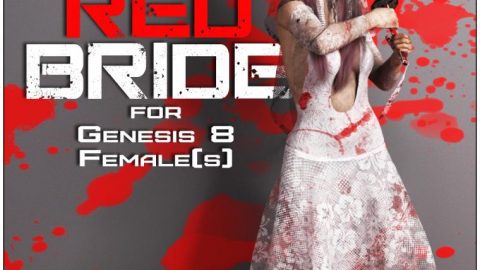 dForce The Red Bride for Genesis 8 Females