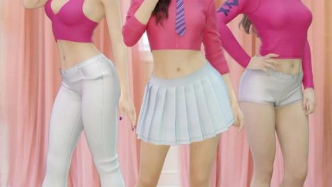dForce K-Pop Girls 2 Outfits for Genesis 8 Female(s)