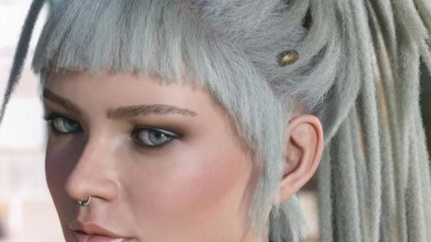 dForce Cyd Hair for Genesis 3 and 8 Female(s)