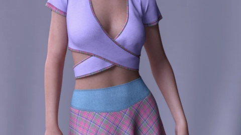 dForce Brazen Charm Outfit for Genesis 8 Female(s)