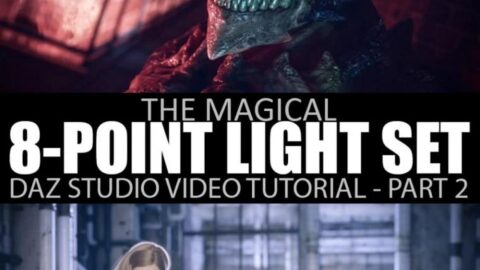The Magical 8-Point Light Set – Part 2 – DAZ Studio Tutorial