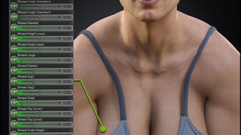 Breast Control for Genesis 3 and 8 Males