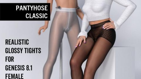 Lali’s Pantyhose Classic for Genesis 8.1 Female