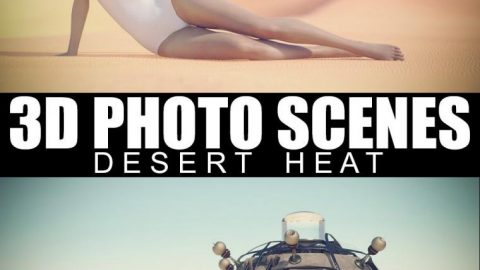 3D Photo Scenes – Desert Heat