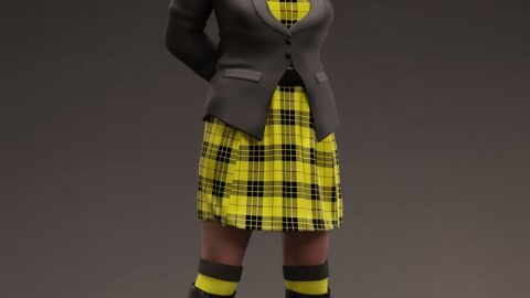 dForce Fashion Cadet Outfit for Genesis 8.1 Females