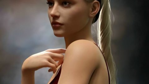 Soiree Glam Hair and Ponytail for Genesis 8 and 8.1 Females