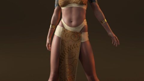 dForce Heroic Loincloth Outfit for Genesis 8 and 8.1 Female