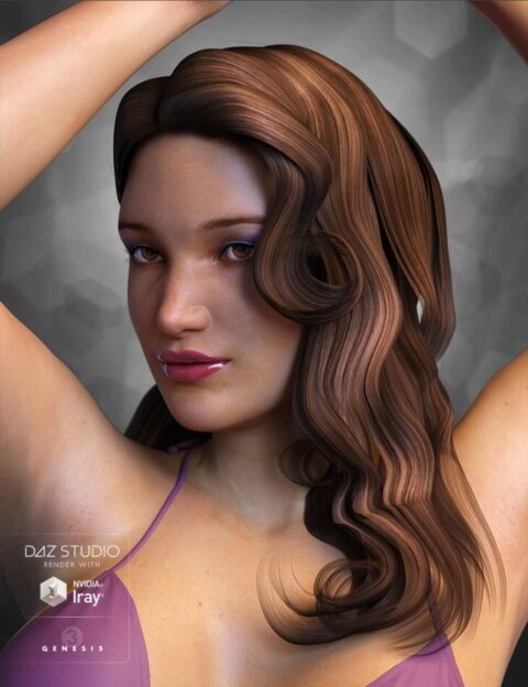 Casino Hair for Genesis 3 Female(s)