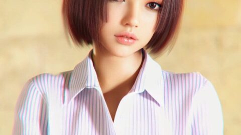 Minto Hime Bob Hair for Genesis 8 and 8.1 Females