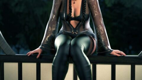 dForce Sanya Nights Outfit and Lingerie for Genesis 9
