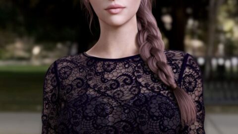 BS French Braid Hair for Genesis 8, 8.1, and 9