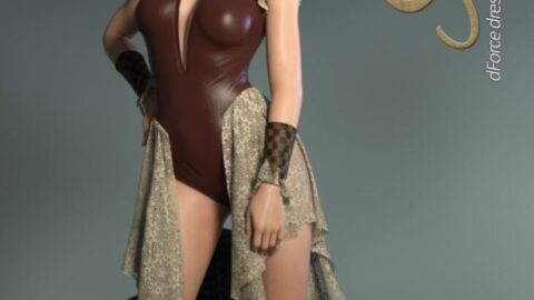 Sass dForce Outfit for Genesis 8 Females