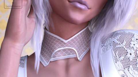 Lace Chokers for Genesis 8 and 8.1 Female