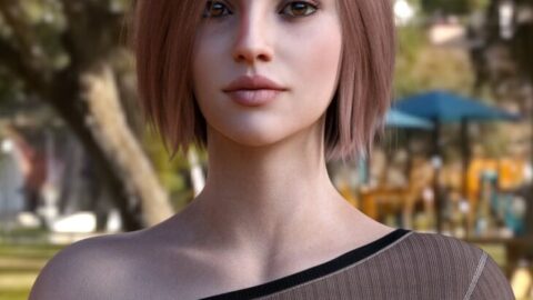 BS Short Hair for Genesis 9, 8.1, and 8 Female