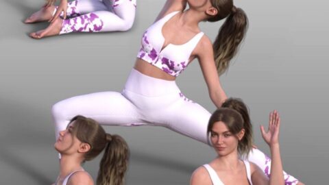 FG Yoga Pose Collection for Genesis 9 and 8 Female