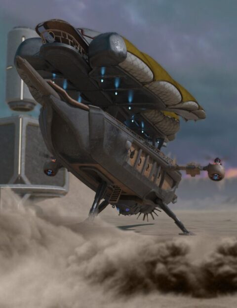 The Storm Riders Airship