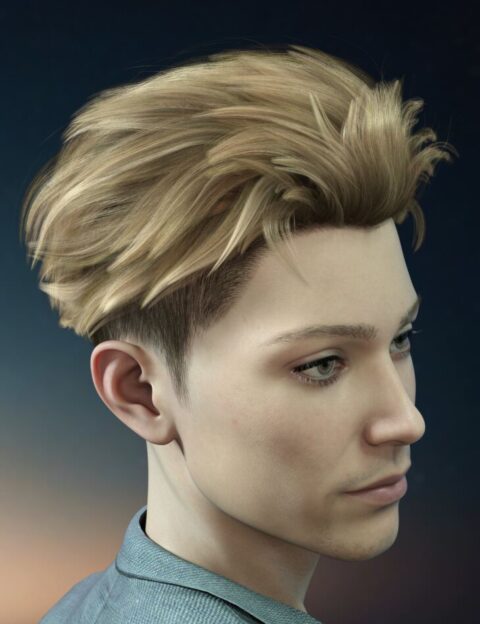 Antares Hair for Genesis 9, 8 and 8.1 Male