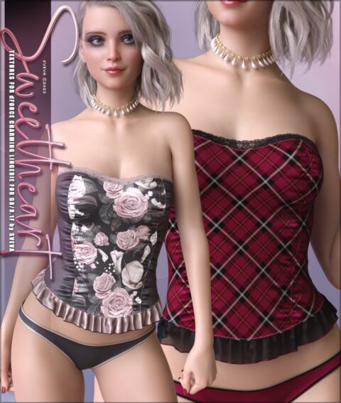 Sweetheart Textures for dForce Charming Lingerie II