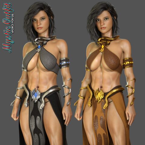 Exnem dForce Mystic Outfit for Gensis 8 Female